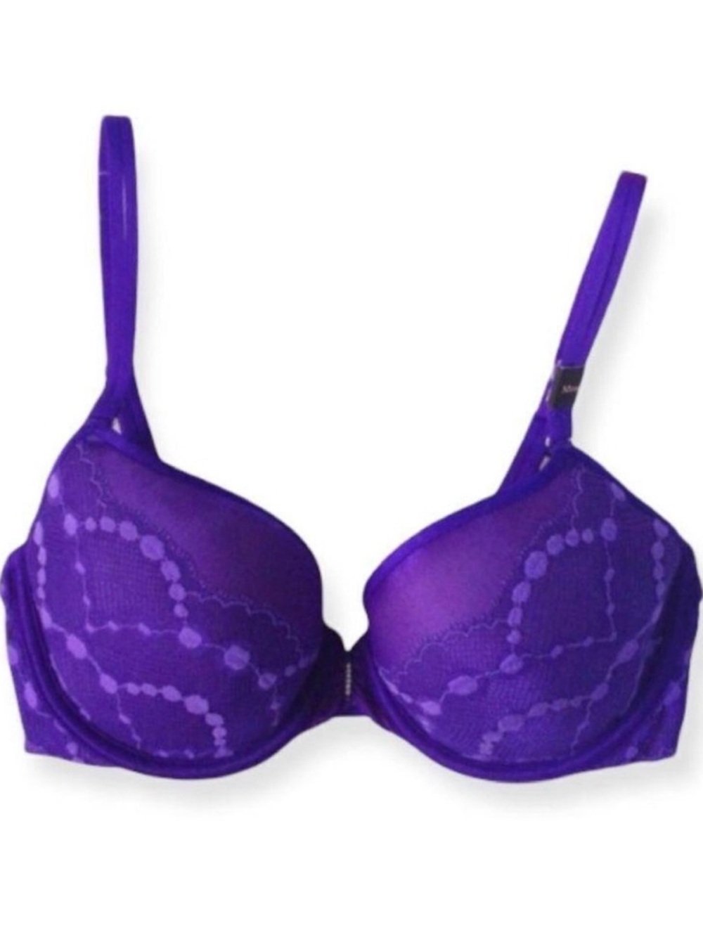 Victoria's Secret Purple Lace Push-Up Bra Sz 36C NWT